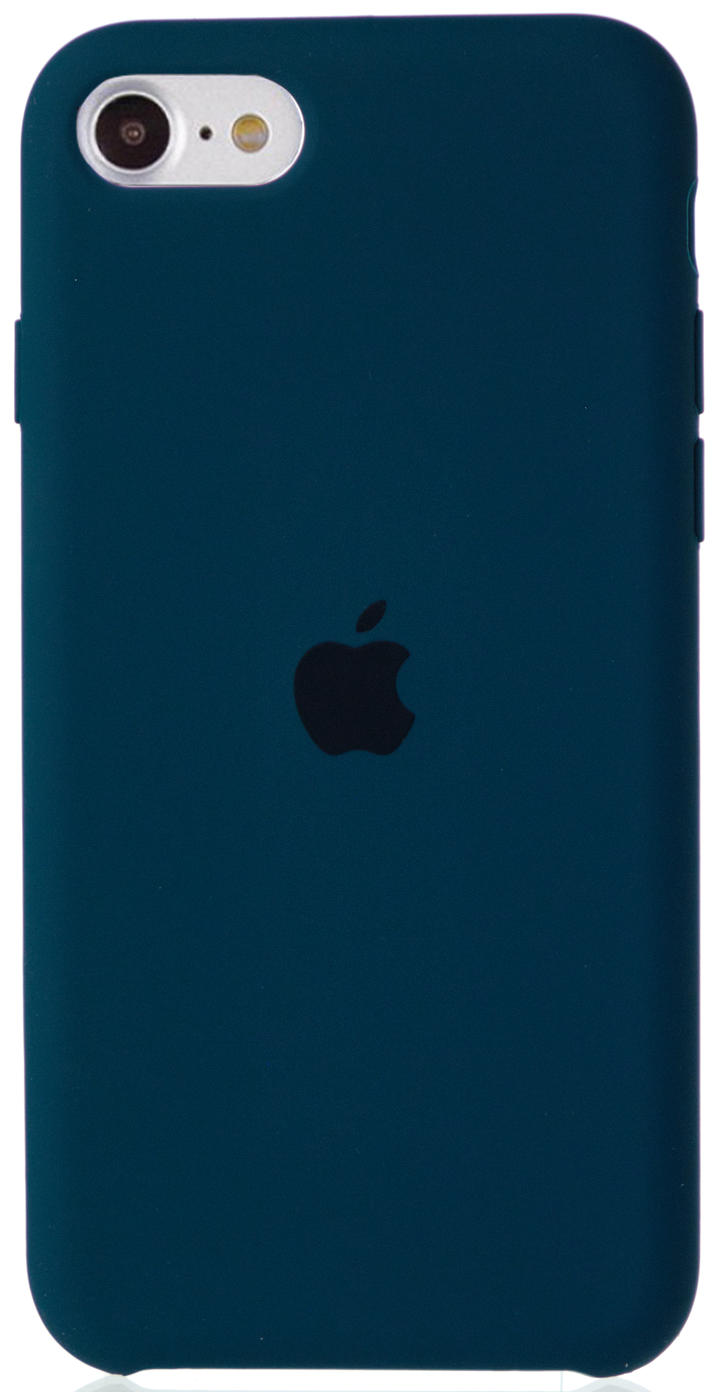 Чехол Silicone Case для iPhone SE 2020 сине-зеленый в Тюмени